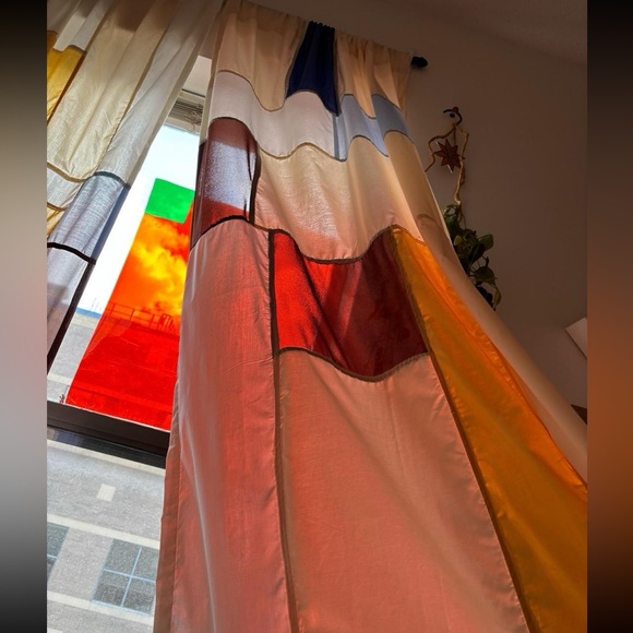 Handmade Pojagi Curtains - Picture 3 of 4